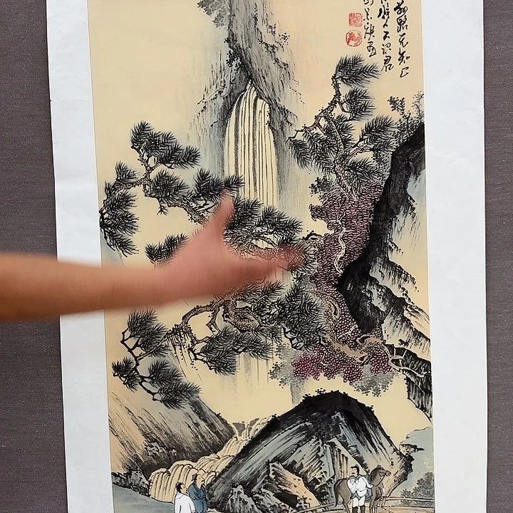 国画马景岭老师去伪存真原作