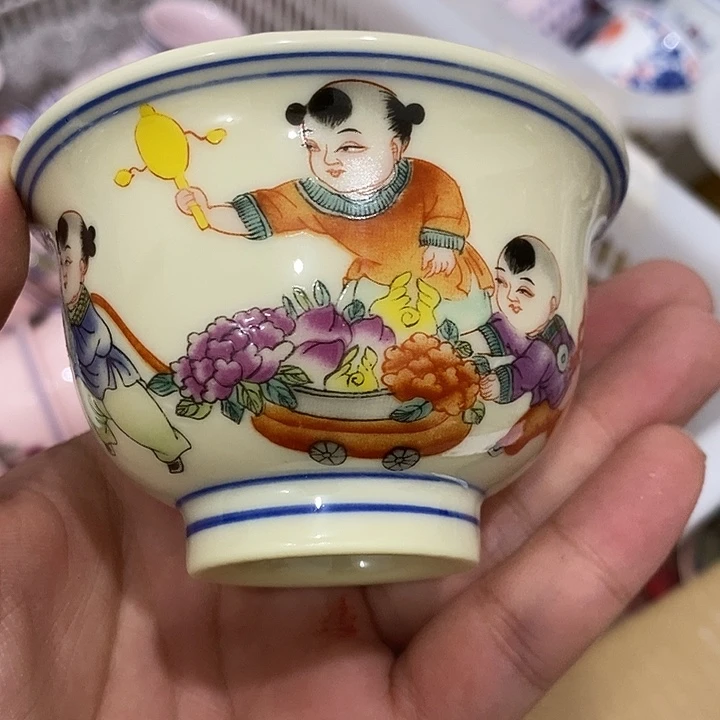摆件景德镇陶瓷主人杯24667