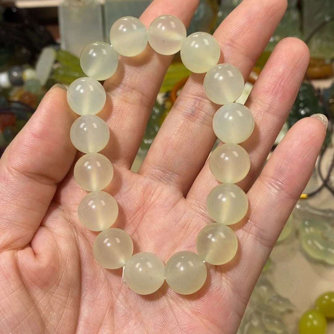 合金蛇纹石玉手串