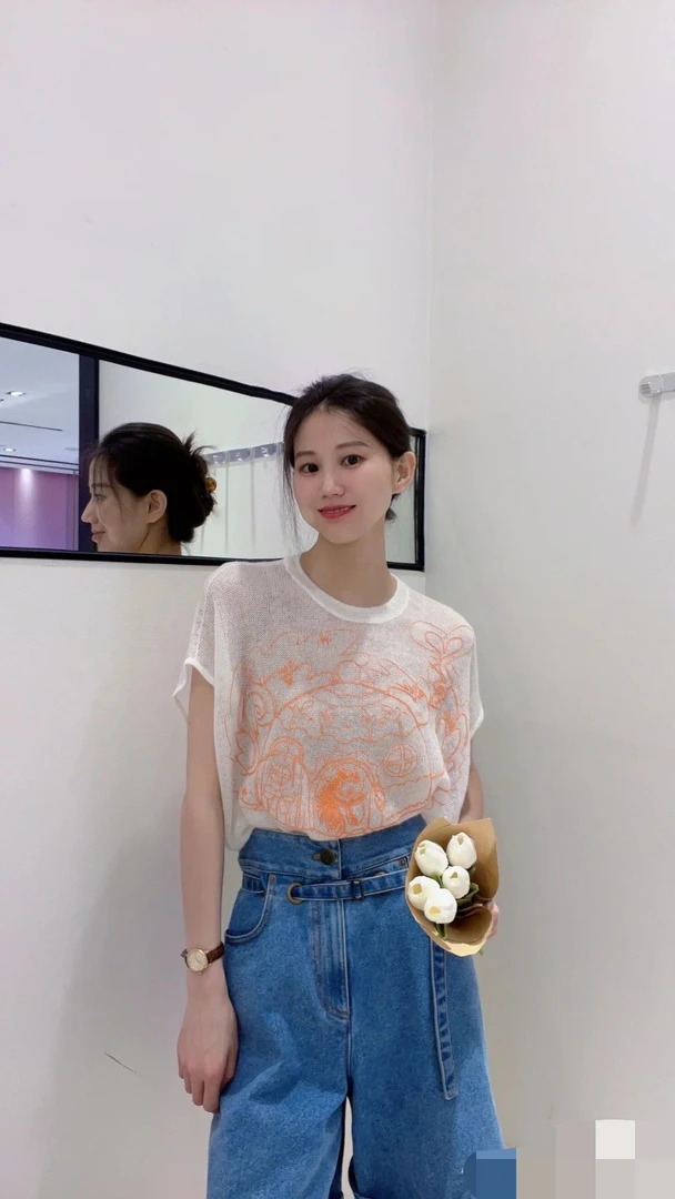 薄款针织短袖5399581-371
