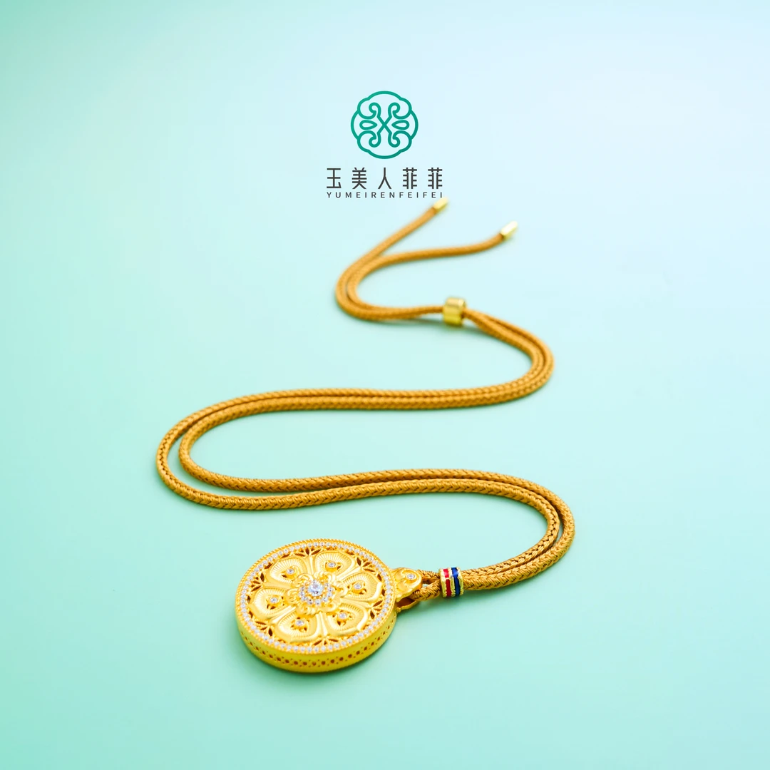 吊坠足银 石惑珠宝^足银六字真言吊坠约30*35mm/赠绳