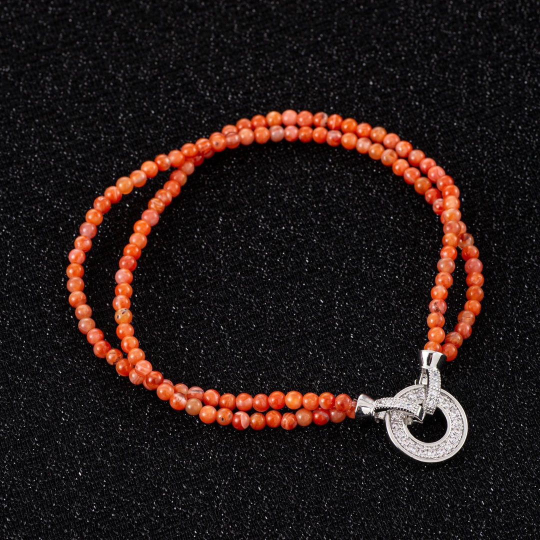 天然玉石珠宝 s925银 赤霞缠腕 流光沁心 手链  s0167