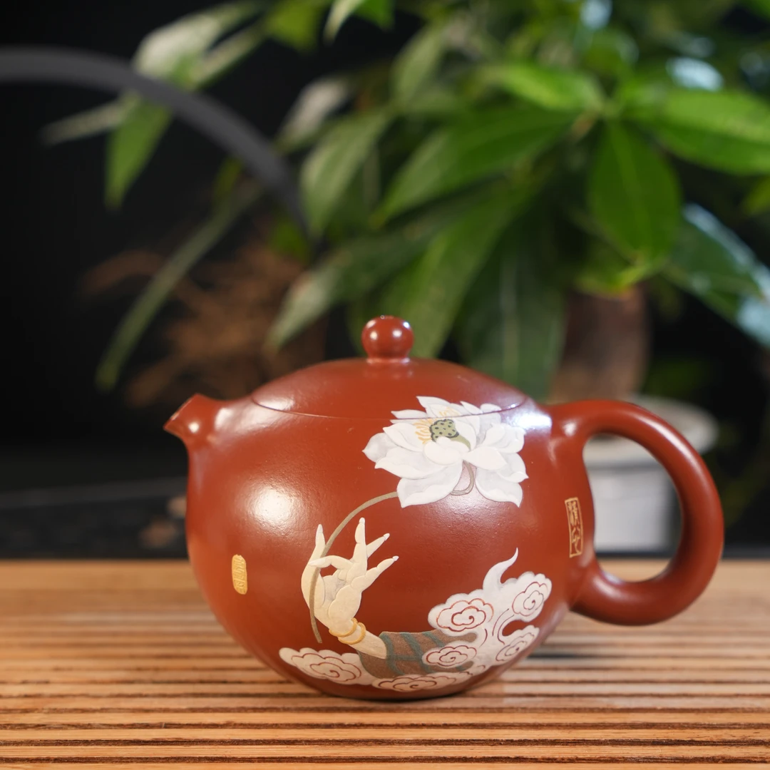 Z-ZLR-43   周良荣   宜兴手工紫砂   西施