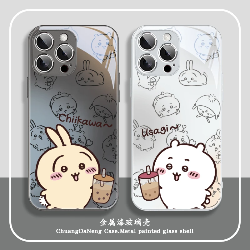 奶茶适用于苹果/华为/小米/vivo/OPPO吉伊卡哇趣味可爱高级手机壳