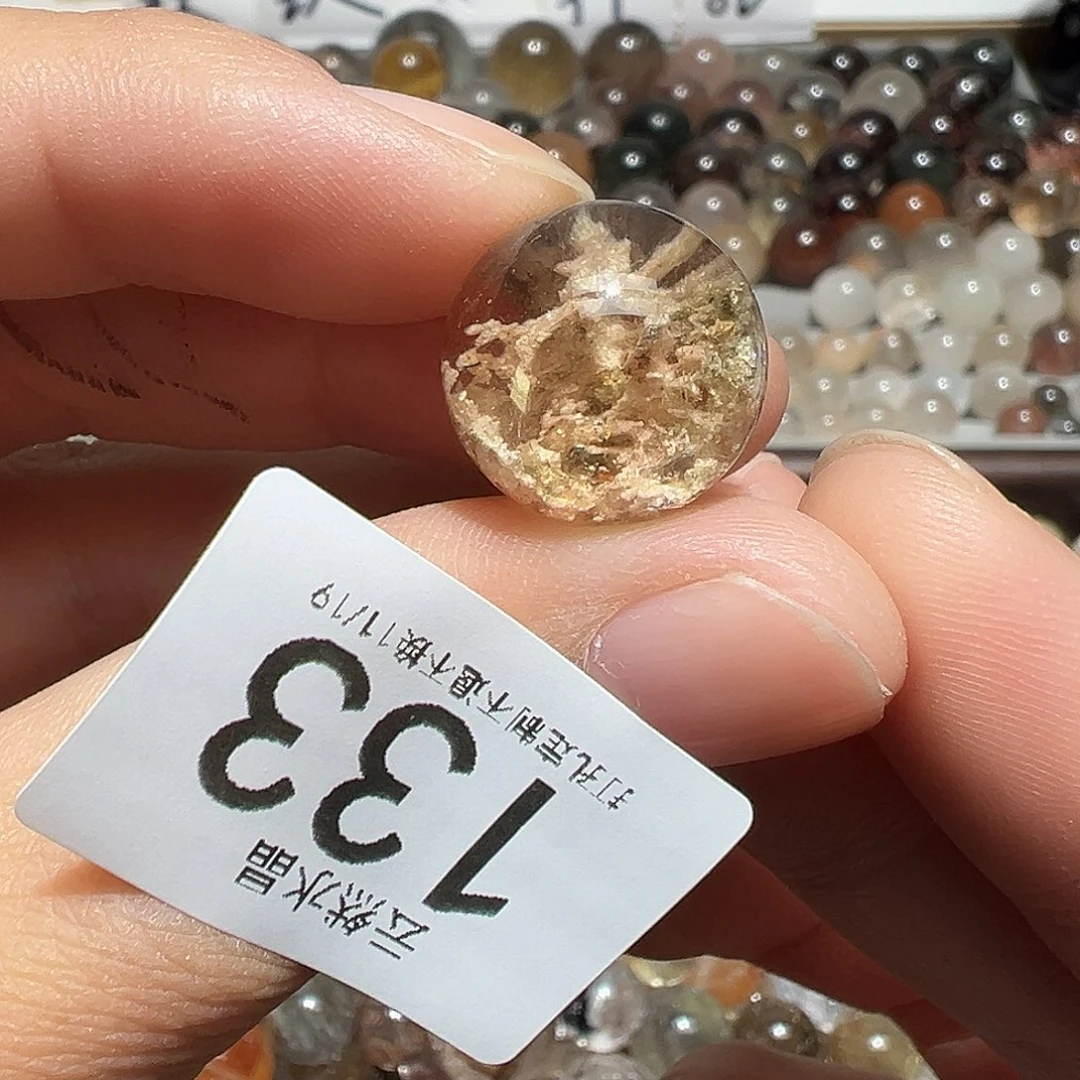 14K金镶嵌水晶珠宝半成品