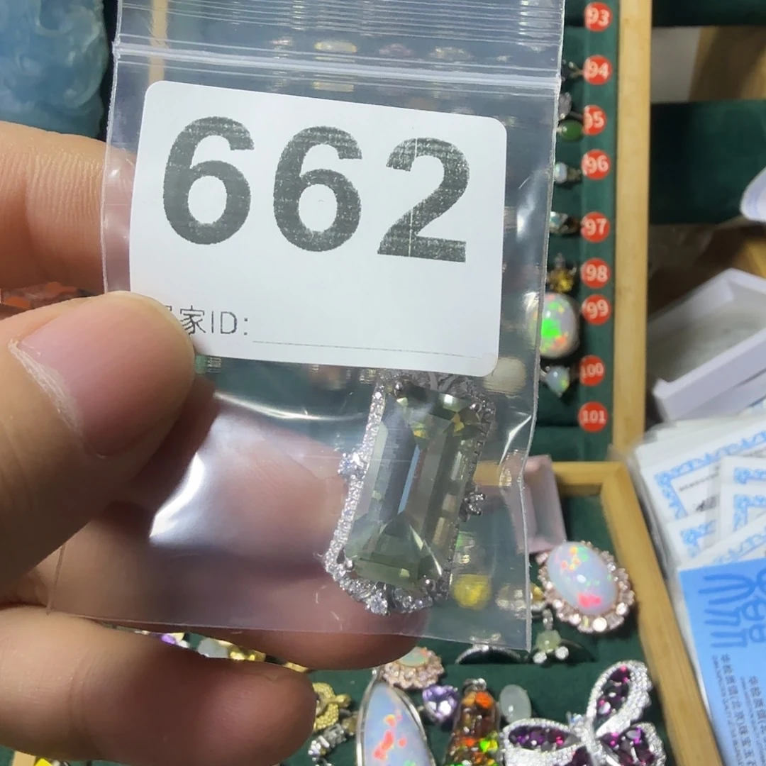 ****儿颈饰水晶银S925镶嵌水晶吊坠水晶吊坠