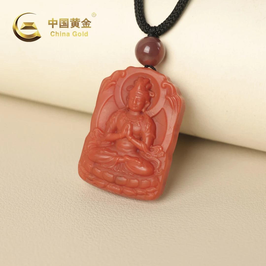 【中国黄金】润锦 | 南红*吊坠*未镶嵌-X3405-Y