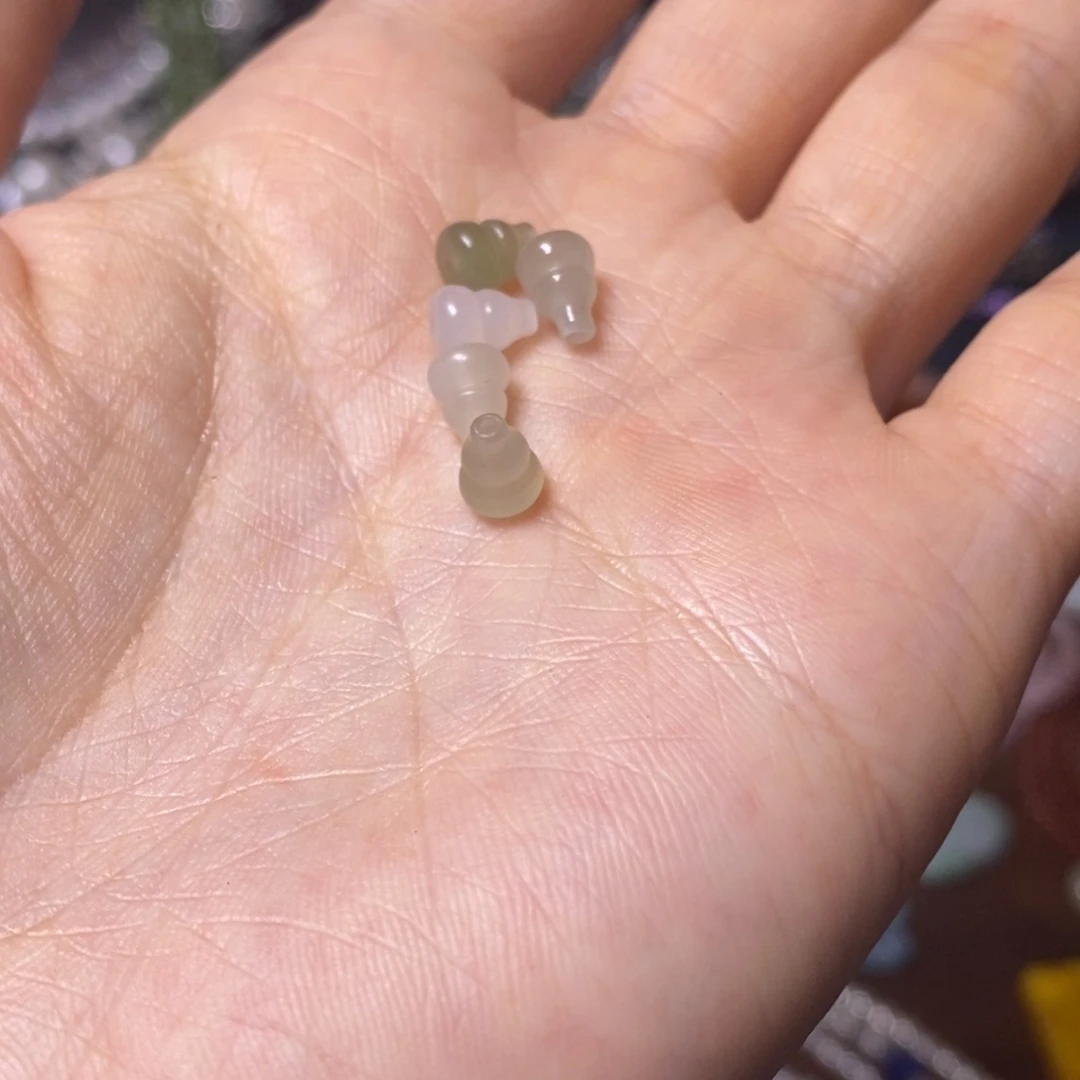 和田玉未镶嵌珠宝半成品配珠小葫芦