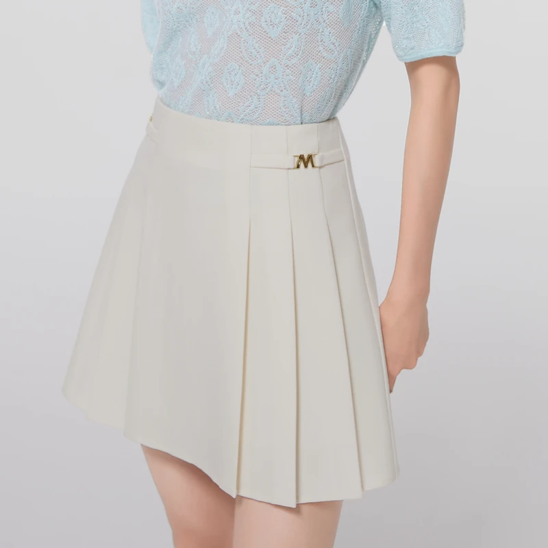 【CC王专属】高腰a字百褶裙半身裙MFAQ111206
