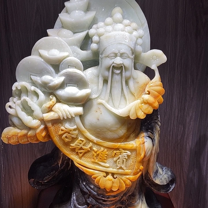 蛇纹石玉（覆膜）合金珠宝奇石