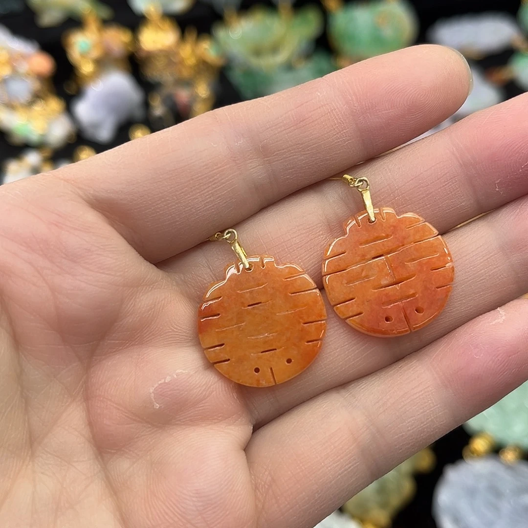 翡翠合金吊坠(赠链)