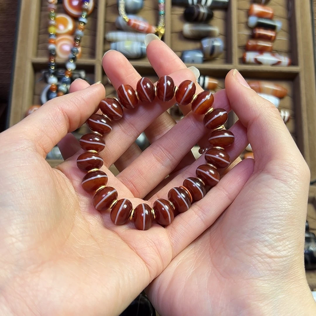 刘***颖石英石纯铜手串儿