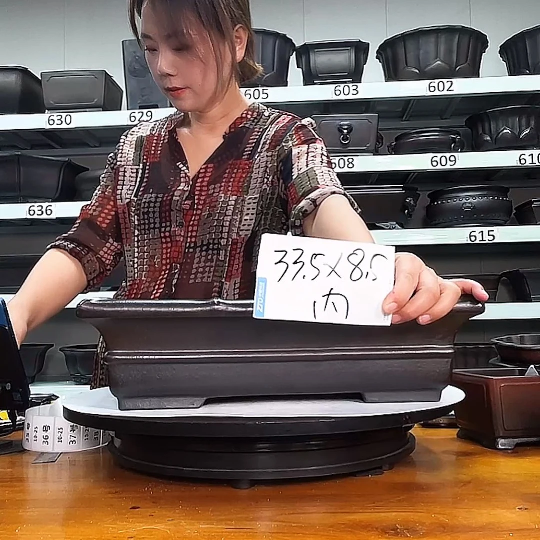 紫砂花盆宜兴紫砂32号