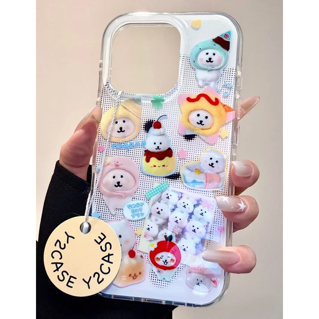 自嘲熊适用苹果华为vivo小米oppo女款iphone15/16/14