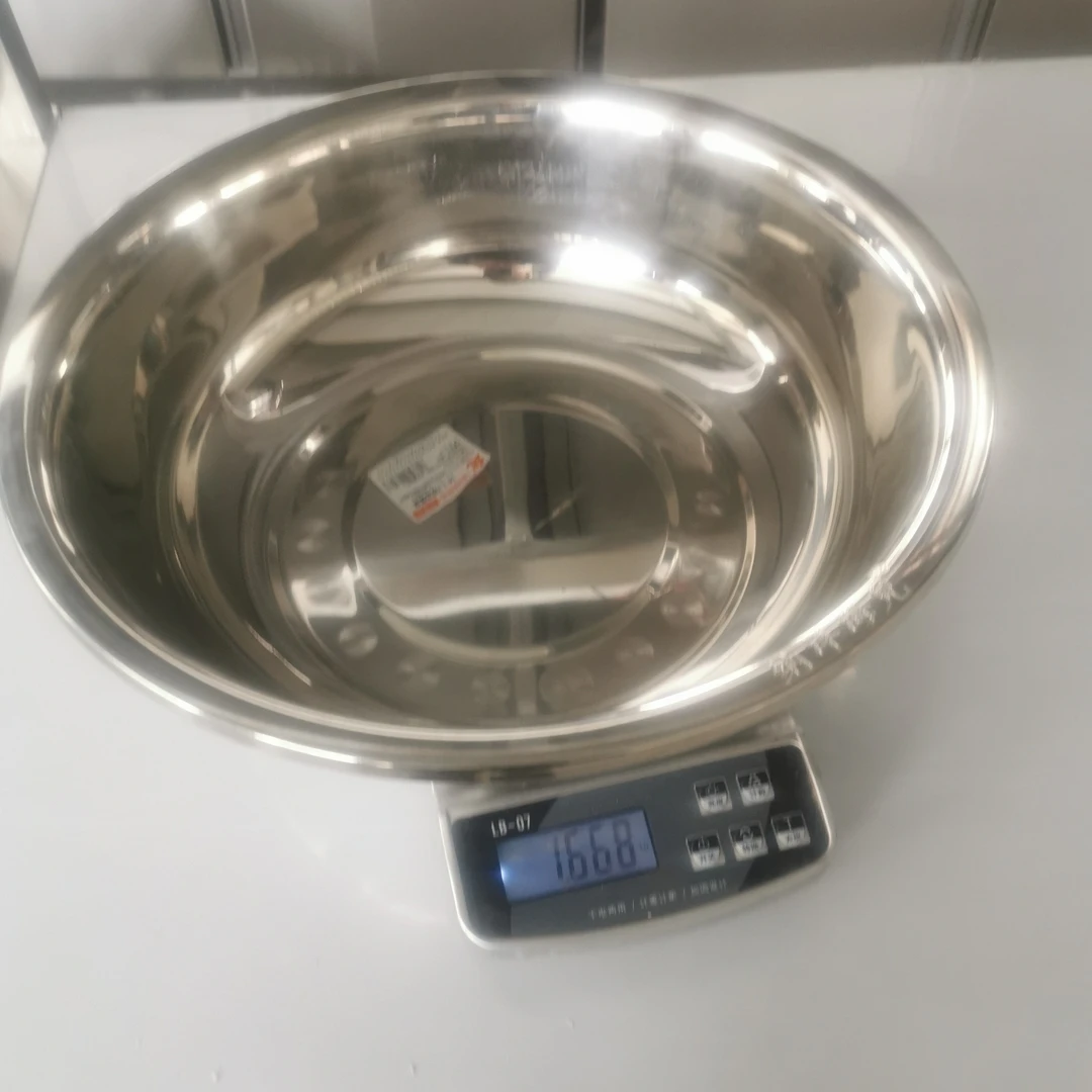 两个装特厚款打蛋盆平底款纯色一单两个盘，直径38一个36一个