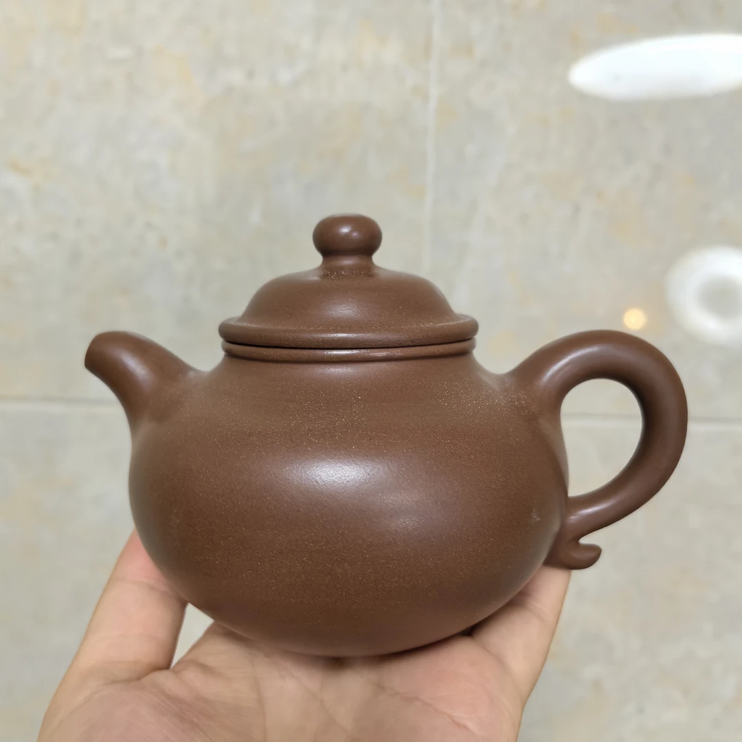 紫砂一厂老紫泥 大亨莲子编号49