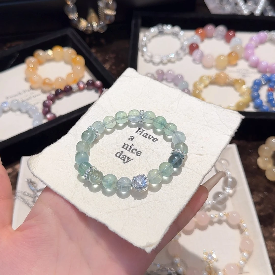 水晶手链未镶嵌等**！绿