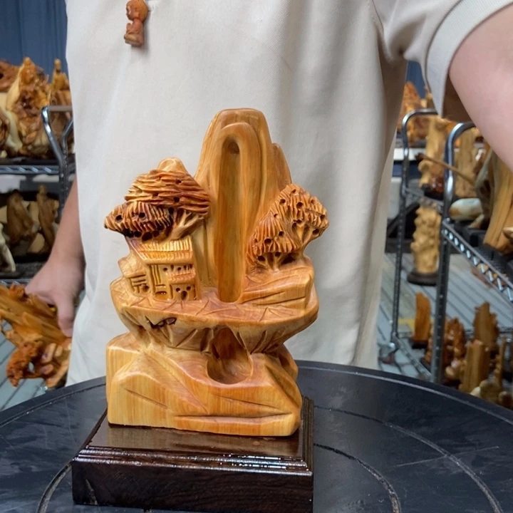 柏木（崖柏）山水倒流香送两盒香