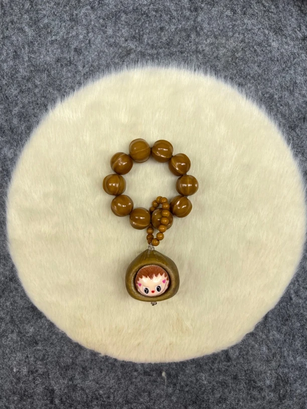非金属木质手链 猴头手捻搭配配饰