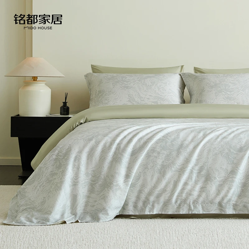 MIDOHOUSE「罗伯特」60支天丝棉LFH床单床上床笠被套床品四件套