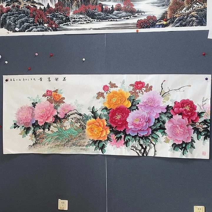 国画赵春英70/180手绘画芯