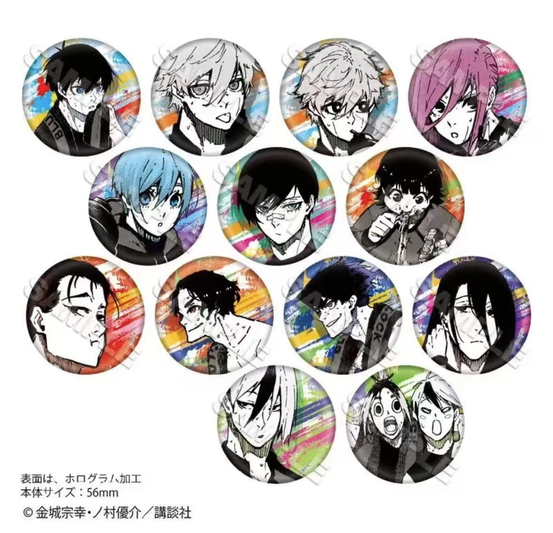 【日谷】蓝色监狱 蓝锁 原画玻璃闪三弹/四弹 吧唧 徽章 （默认代拆）