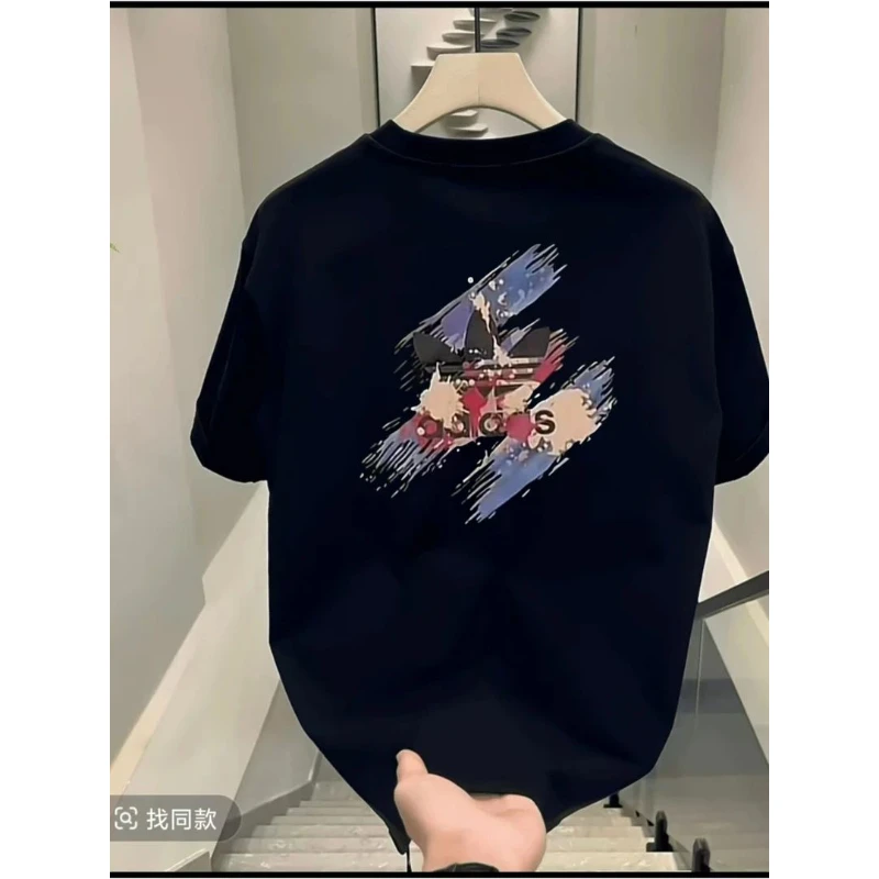 【一折粉丝福利】潮牌男女同款圆领百搭T恤