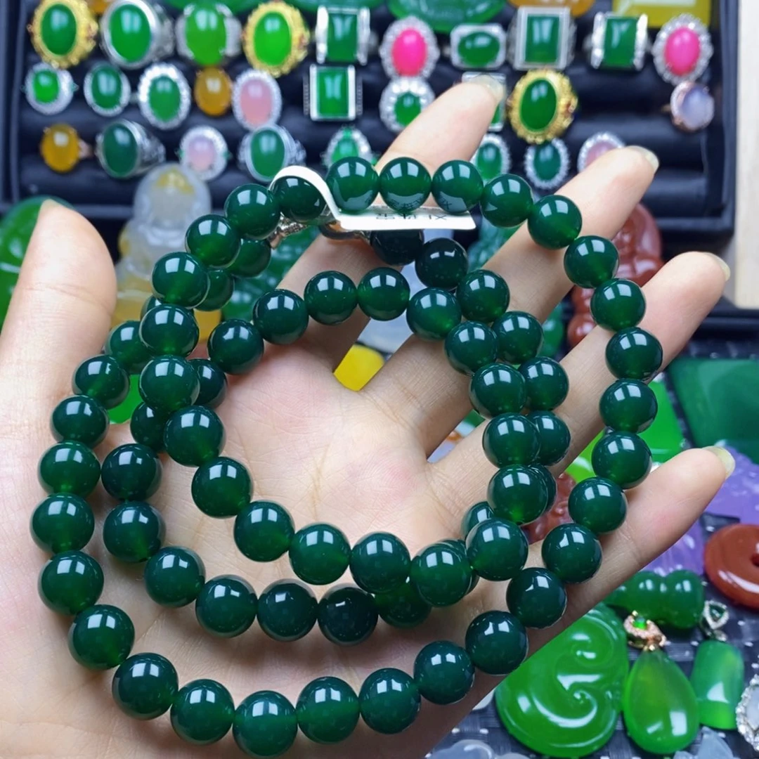 玛瑙/玉髓项链未镶嵌卡10