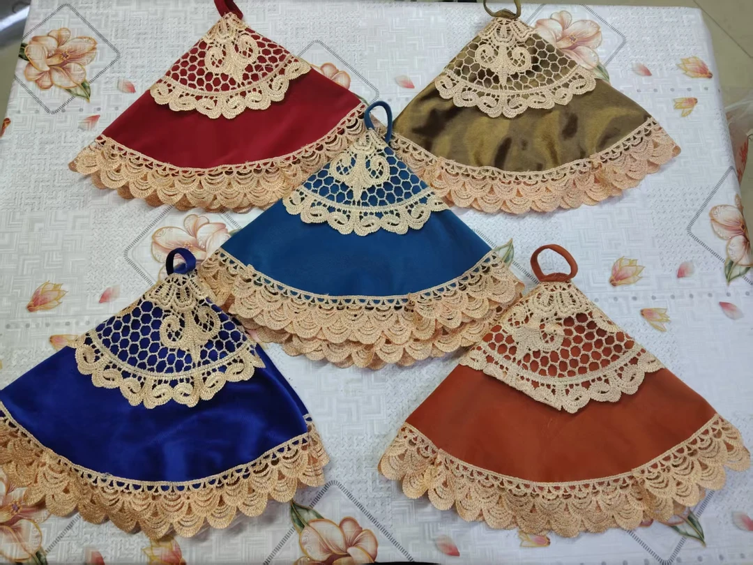 民族特色的圆形纯手工防尘桌面锅盖布kazan yapkux