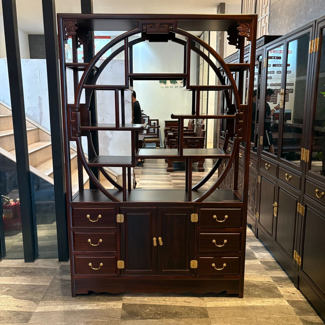 五福团圆博古架多宝阁展示柜