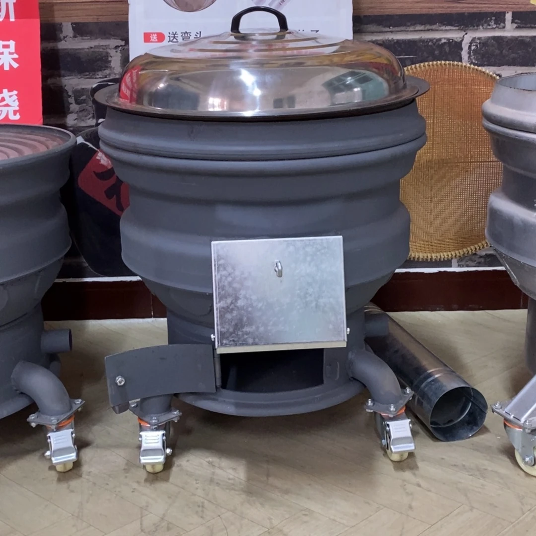 手提篮塑料大号加高双轮毂➕60锅➕炉圈