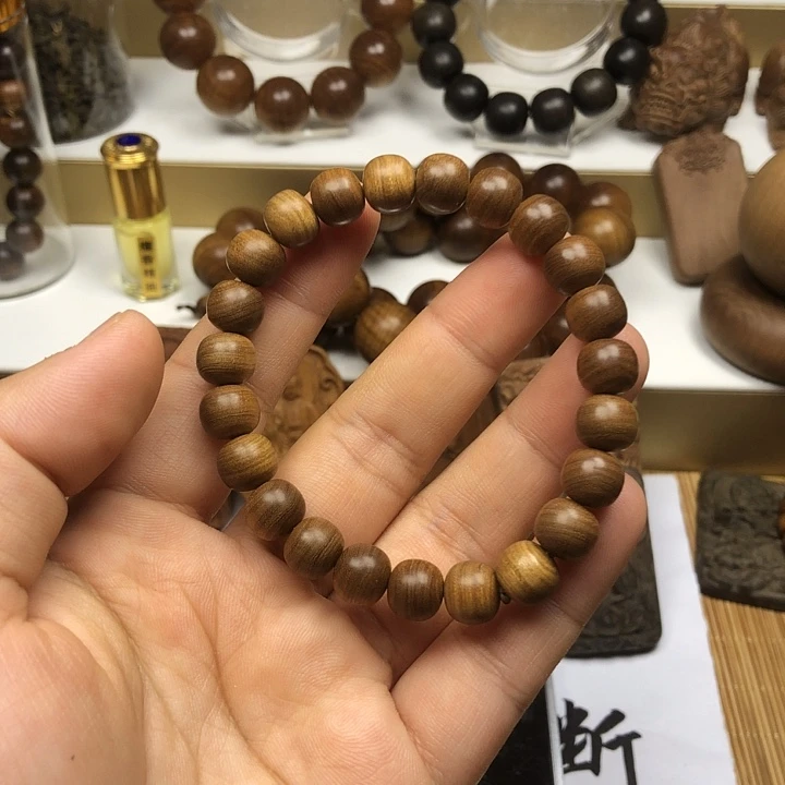 纯***螂手串/手链檀香木老山檀香8*9