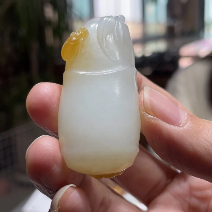 和田玉未镶嵌吊坠(不含链)