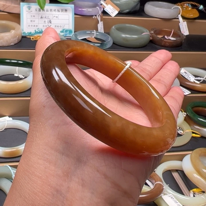未镶嵌手镯和田玉55.8