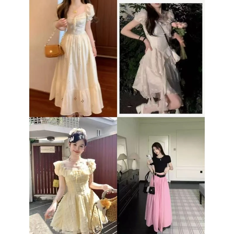 【豆芽】041-082上衣裤子连衣裙大码时尚套装减龄百搭显瘦样式666