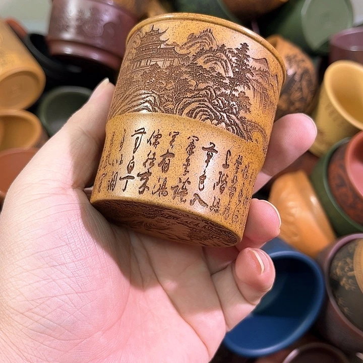 茶杯紫砂全手工紫砂主人杯