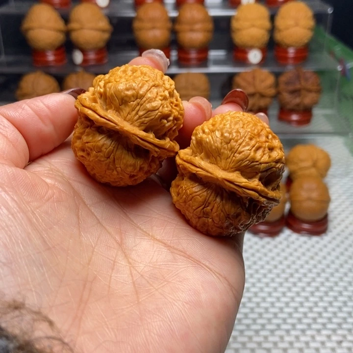 文玩核桃把件11芙蓉绣球