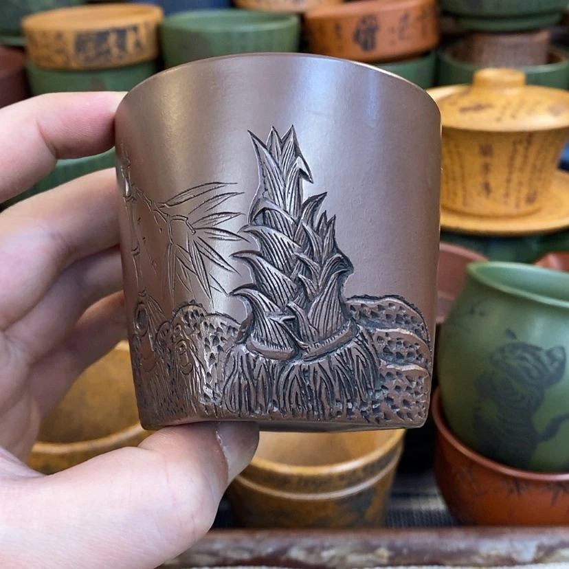 【闪购商品】紫砂杯子宜兴全手工紫砂杯