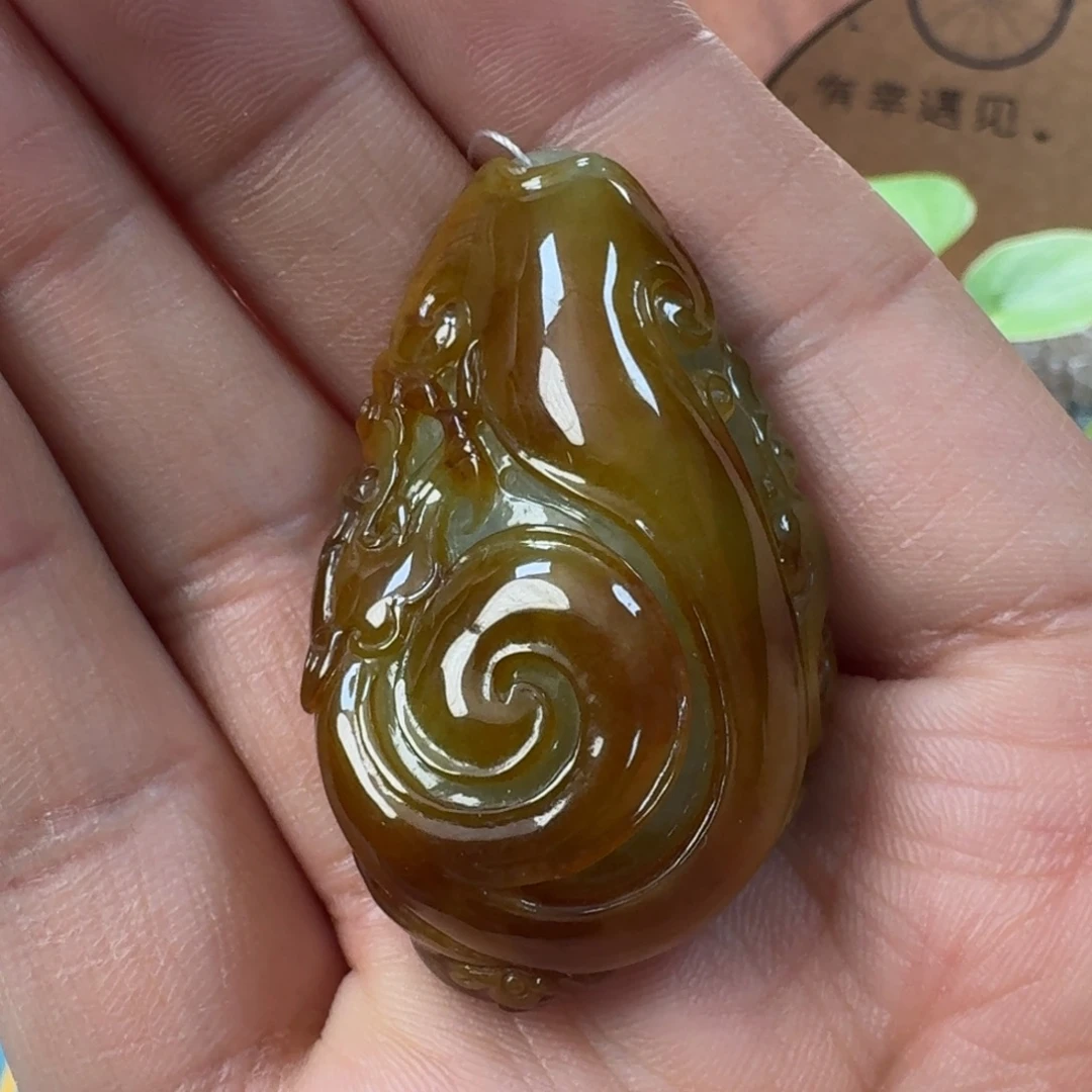 翡翠未镶嵌把件翡翠手把件