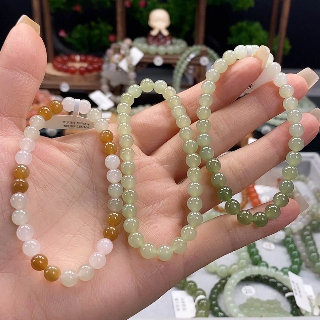 手链未镶嵌和田玉微瑕