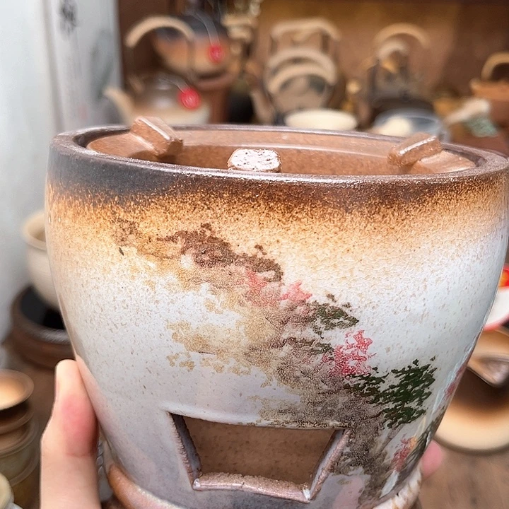 珊瑚花炭炉一个。。。。。。