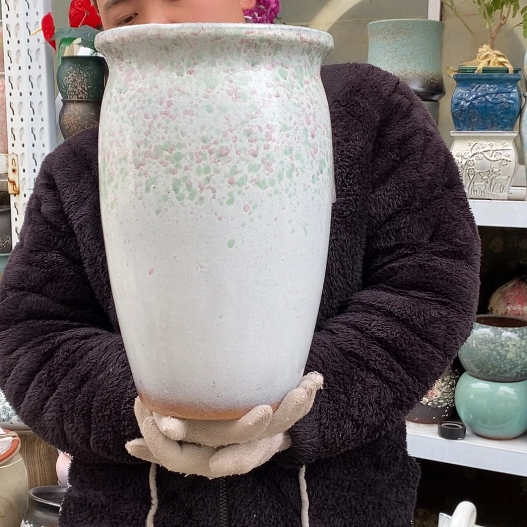 紫砂花盆口21高33福利