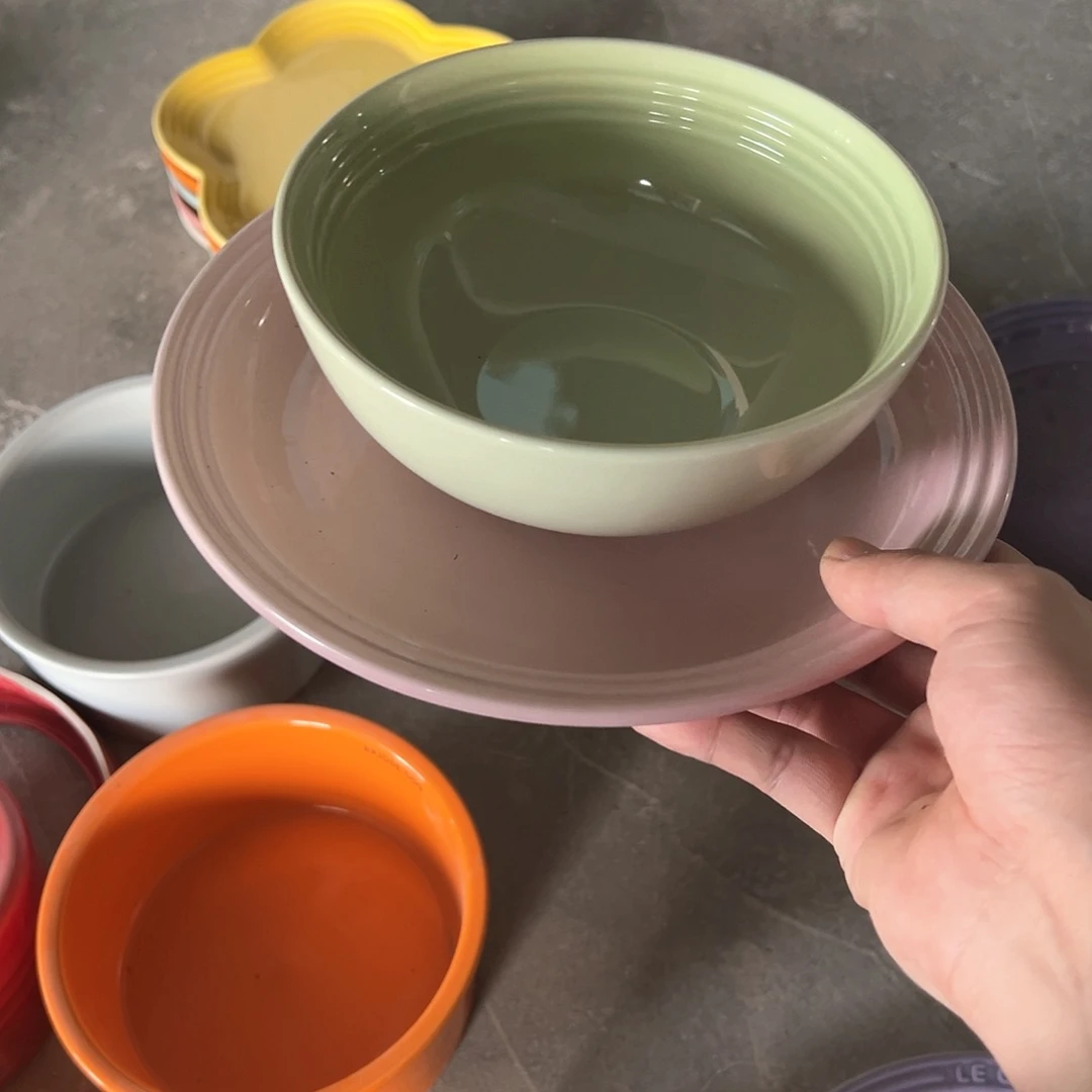 陶瓷 瑕疵 温哥华面碗 抹茶绿 好的大牛排 马卡龙粉