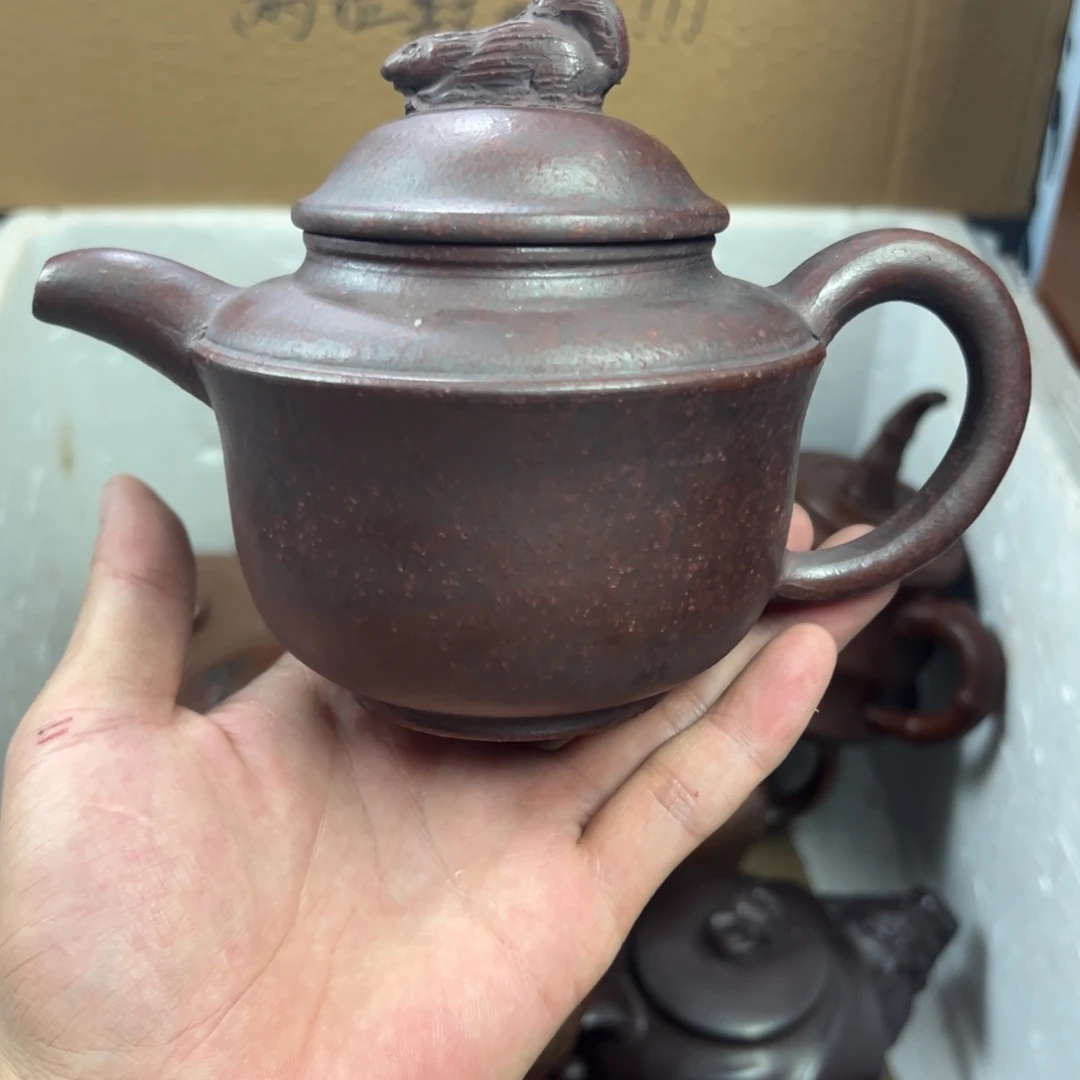 紫砂茶壶宜兴原矿紫砂壶400毫升容量