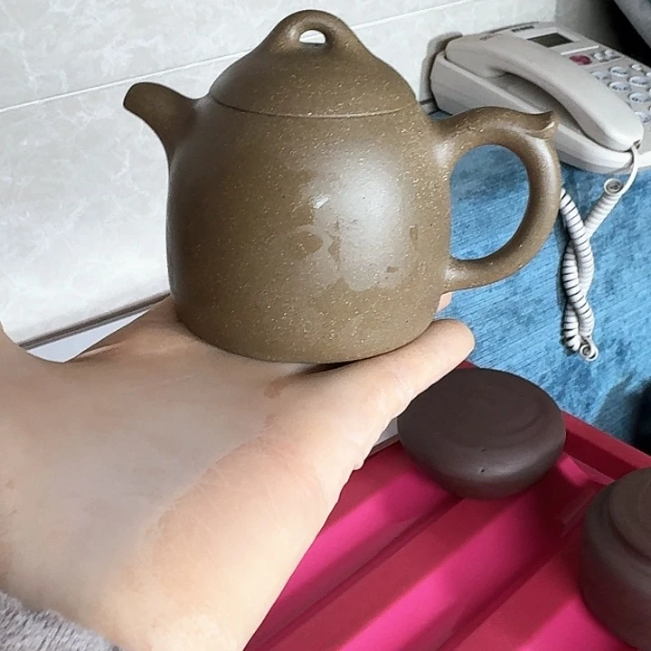紫砂茶壶红**鱼青段秦权170cc左右半手