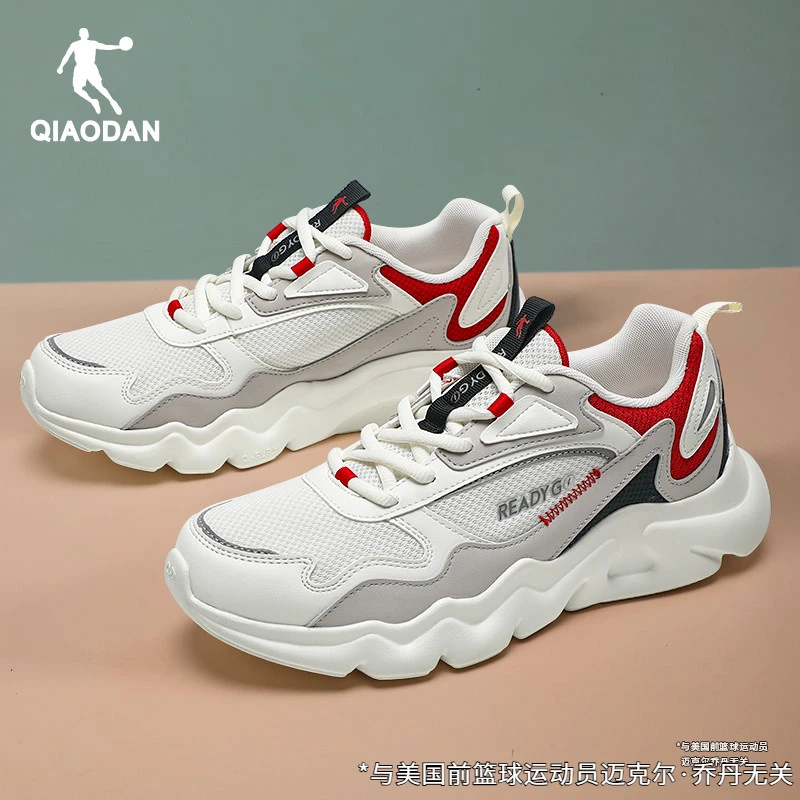 乔丹老爹鞋男鞋2025秋季新款网面透气休闲鞋子跑步鞋轻便运动鞋男