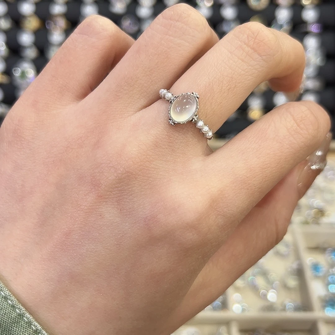 蛇纹石玉银S925镶嵌饰品