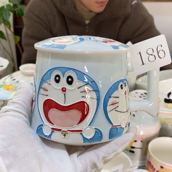 杯景德镇釉下彩手绘