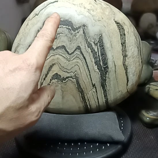 新疆金丝玉原石国画