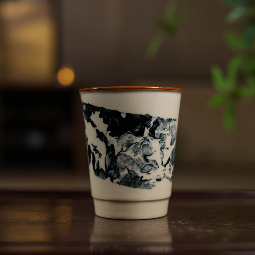 【小田甄陶】秘境-拙溪-可乐杯-400CC（ZX-0364）